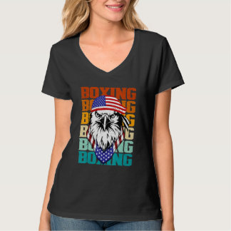 Klassieke Adelaar Boksen Vader Boxer Daddy Vlag Am T-shirt