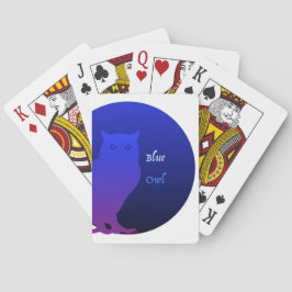 Klassieke afspeelkaarten voor blauwe Logo Pokerkaarten