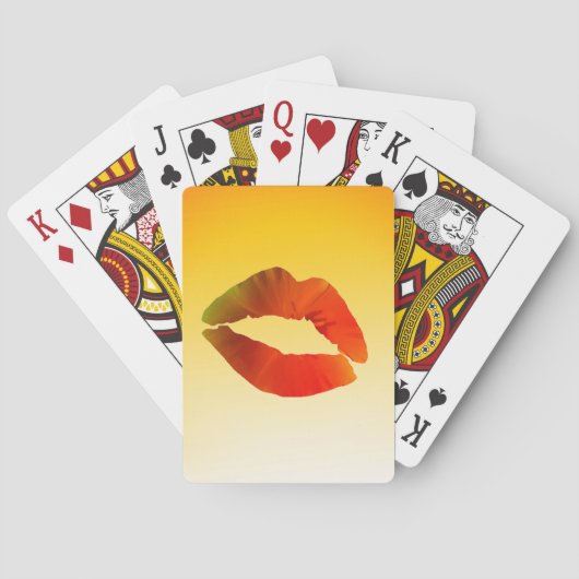 Klassieke afspeelkaartenLips Speelkaarten (Achterkant)