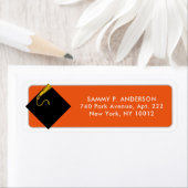 Klassieke Afstuderen Return Address Labels (Insitu)