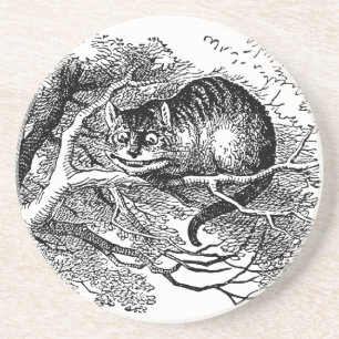 Klassieke Alice in Wonderland, Cheshire Cat Zandsteen Onderzetter