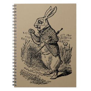 Klassieke Alice in Wonderland de Witte Konijn Horl Notitieboek