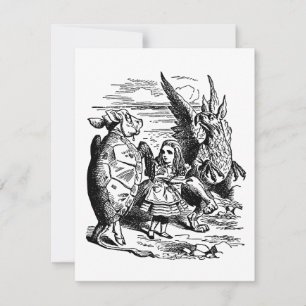 Klassieke Alice in Wonderland, Gryphon, Schildpad