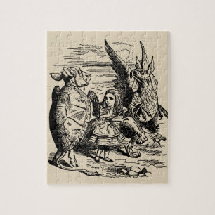 Klassieke Alice in Wonderland, Gryphon, Schildpad Legpuzzel