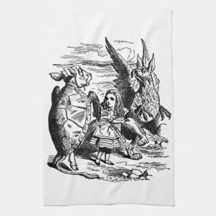 Klassieke Alice in Wonderland, Gryphon, Schildpad Theedoek