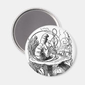 Klassieke Alice in Wonderland Hookah Rups Magneet (Voorkant / Achterkant)