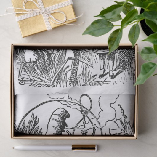 Klassieke Alice in Wonderland Hookah Rups Tissuepapier (Geschenk)