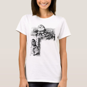 Klassieke Alice in Wonderland, Humpty Dumpty op mu T-shirt