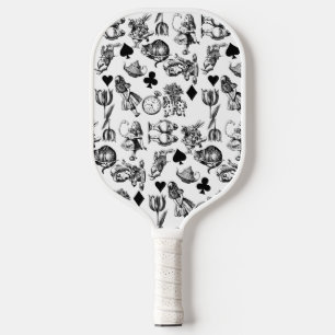 Klassieke Alice in Wonderland-personages Pickleball Paddle