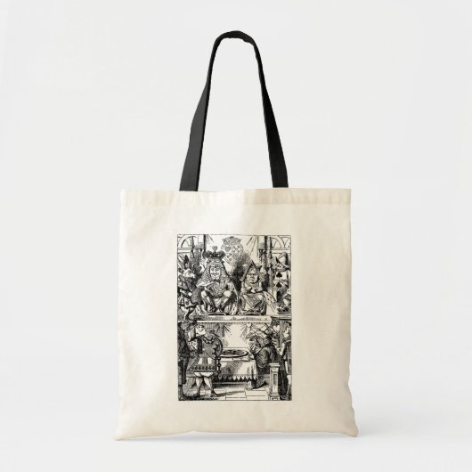 Klassieke Alice in Wonderland, proces Koningin van Tote Bag (Voorkant)