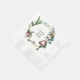 Klassieke Alice in Wonderland Servet
