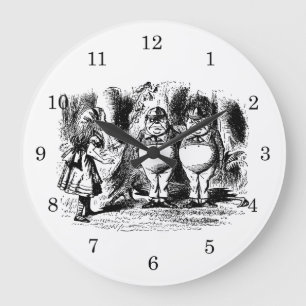 Klassieke Alice in Wonderland, Tweedledum Tweedled Grote Klok