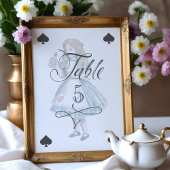 Klassieke Alice Wonderland Alice Drink Me Karakter Kaart
