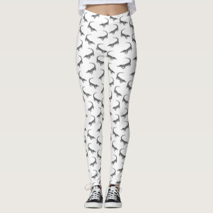 Klassieke alligator Print CUSTOM ACHTERGROND KLEUR Leggings