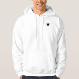 Klassieke AM Hoodie - Zwart op Wit