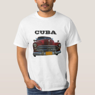 Klassieke Amerikaanse auto in Vinales, Cuba T-shirt
