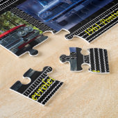 Klassieke Amerikaanse Automobiles uit de jaren zes Legpuzzel (Zijkant)