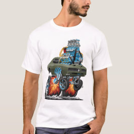Klassieke Amerikaanse Cartoon met warme staart T-shirt