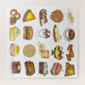 Klassieke Amerikaanse Greasy Spoon Roadside Diner Legpuzzel (Horizontaal)