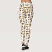 Klassieke Amerikaanse lunch tegen de schatkist Spo Leggings (Achterkant)