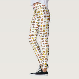 Klassieke Amerikaanse lunch tegen de schatkist Spo Leggings