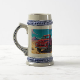 Klassieke Amerikaanse pick-up Bierpul