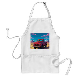 Klassieke Amerikaanse pick-up Standaard Schort
