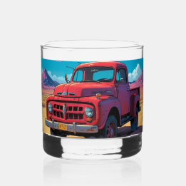 Klassieke Amerikaanse Pickup Whiskey Glas