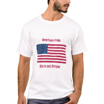 Klassieke Amerikaanse Pride met Flag Name Gezegde 