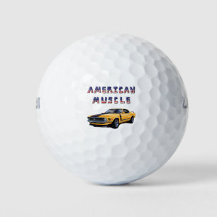 Klassieke Amerikaanse Spier Auto Mustang Boss 302 Golfballen