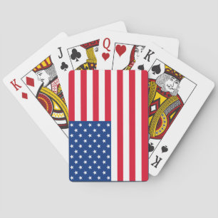 Klassieke Amerikaanse vlag speelkaarten cadeau