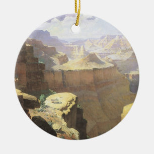 Klassieke Amerikaanse Westerse Kunst, Grand Canyon Keramisch Ornament