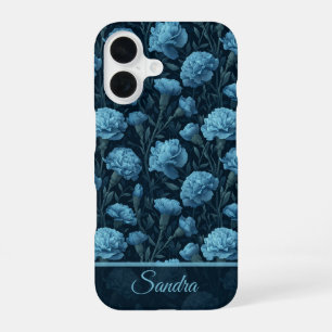 Klassieke Anjer Bloem Naam voor Jubileum Cadeau iPhone 16 Hoesje
