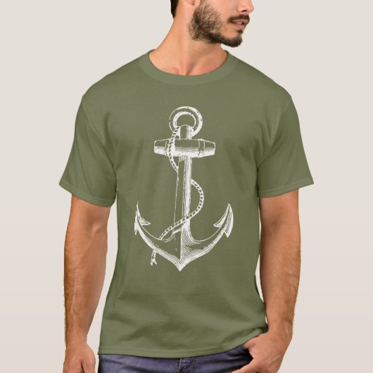 Klassieke anker t-shirt (Voorkant)