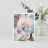 Klassieke Anne Anderson The Moon Angel Prayer Briefkaart (Staand voorkant)