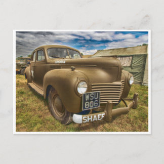 Klassieke  antiek  auto briefkaart