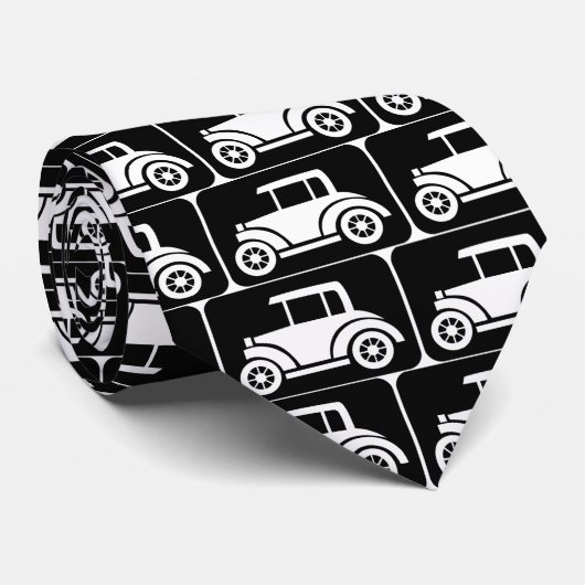 Klassieke / Antiek auto van SRF Stropdas (Opgerold)