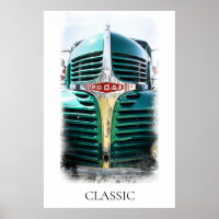 *~* Klassieke Antiek schilderende oude TRUCK