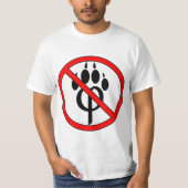 klassieke antifurry t-shirt (Voorkant)