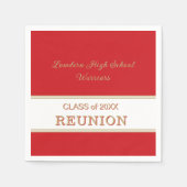 Klassieke, Any Year class reünie servetten (Voorkant)