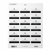 Klassieke apotheker Holistische Geneeskunde Adresl Etiket (Full Sheet)