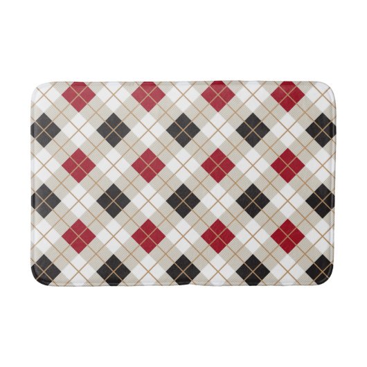 Klassieke Argyle Badmat (Voorkant)