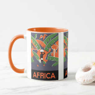 Klassieke Art Deco Reis, Inboorling in Afrikaanse Mok