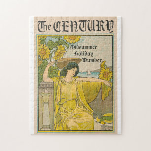 Klassieke Art Deco-tijdschriftcover Legpuzzel