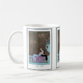 Klassieke Art Deco vuurwerk Le Feu, George Barbier Koffiemok (Links)