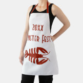 Klassieke Art Deco Zeevruchten Kreeft in Rood Schort (Insitu)