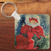 Klassieke Art Nouveau Pastilles Geraudel Hoestbonb Sleutelhanger (Voorkant)