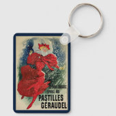 Klassieke Art Nouveau Pastilles Geraudel Hoestdran Sleutelhanger (Achterkant)