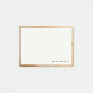 Klassieke Artistieke Chic Beige Gold Oil Paint Tex Post-it® Notes