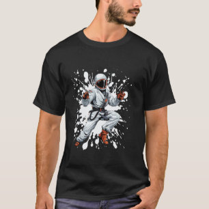 Klassieke Astronaut Karate Vechters Judo T-shirt